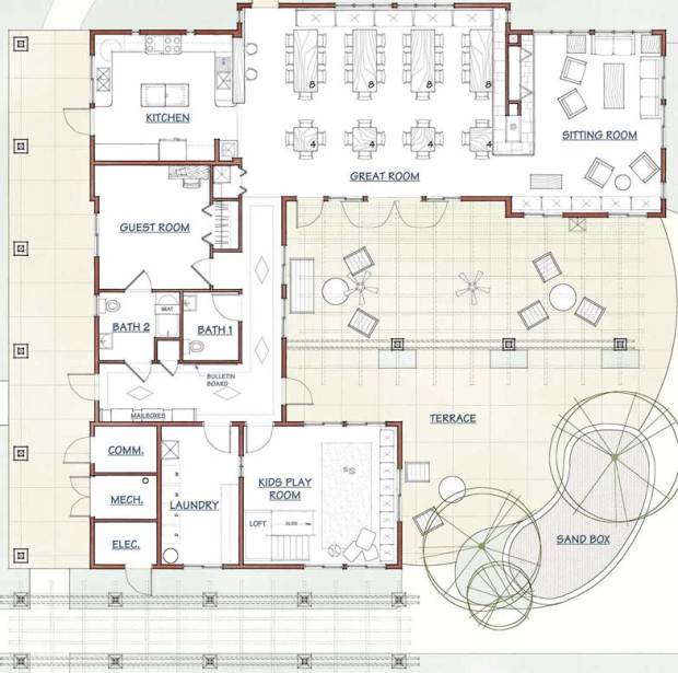 La House Floor Plan